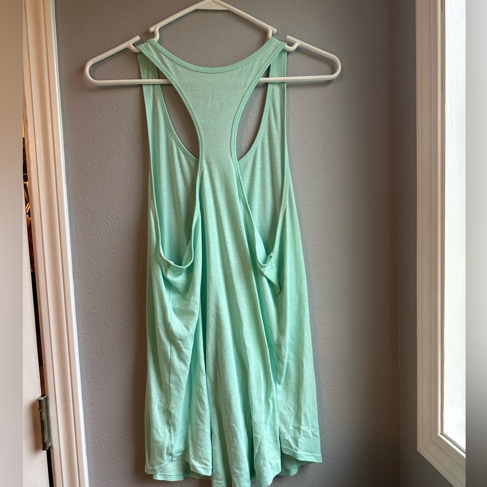 Mint Colored Razorback Tank Top - Picture 3 of 3